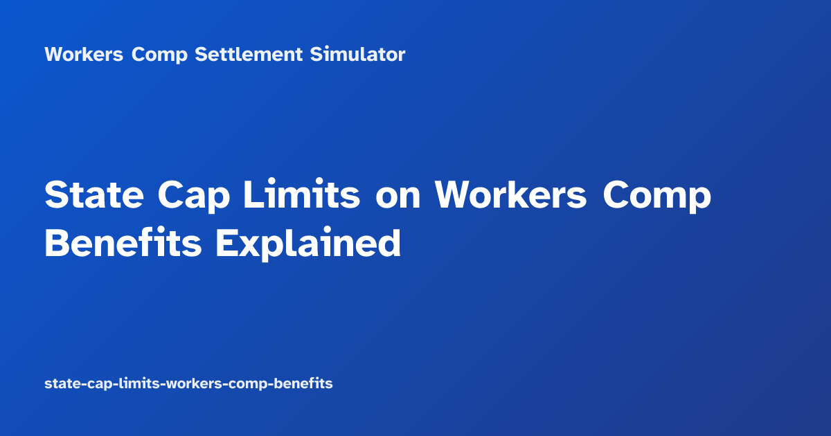 State Cap Limits on Workers Comp Benefits Explained